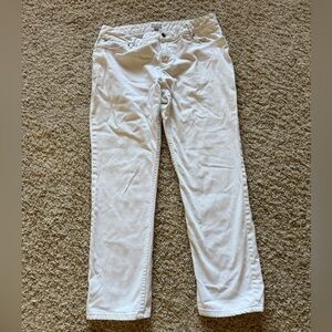 J. Jill White Slim Leg Jeans
